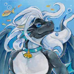 Sa'drok SAFC2025 con badge (Gouache painting) one side | source: <a class="text-blue-500" href="https://chantellebasson.wixsite.com/noomeci" target="_blank">Chantelle Basson</a>